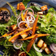 Haloumi and Sweet Potato Salad with Blueberry Vinaigrette